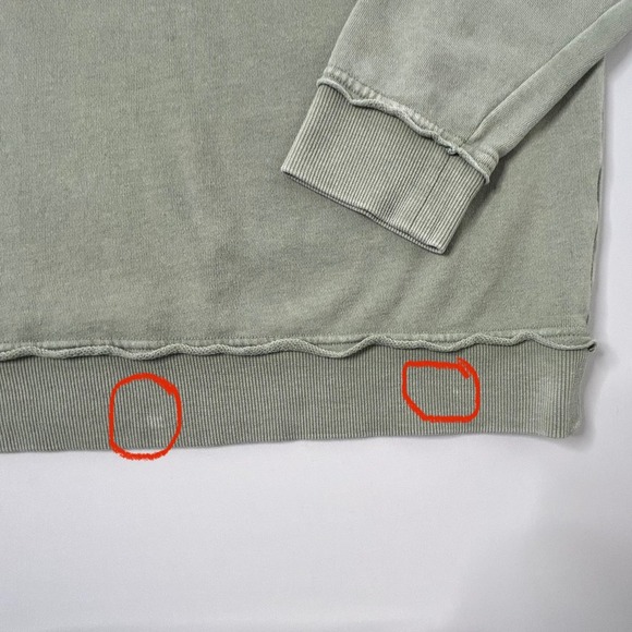 No Boundaries Women's Sage Green Crew Neck Long Sleeve Pullover Sweatshirt Large - Picture 7 of 8